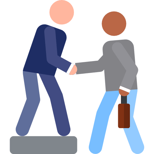 Meeting humanpictos people meeting icon