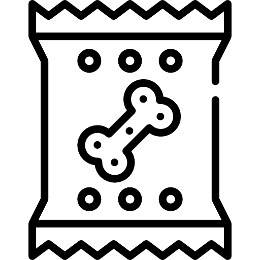 Snack dog food snack animals icon