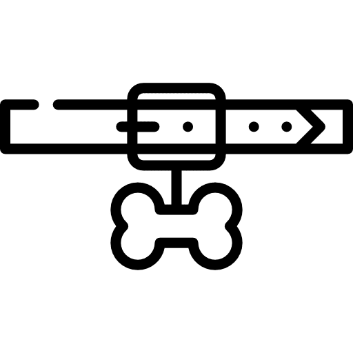 Collar collars bone dog icon