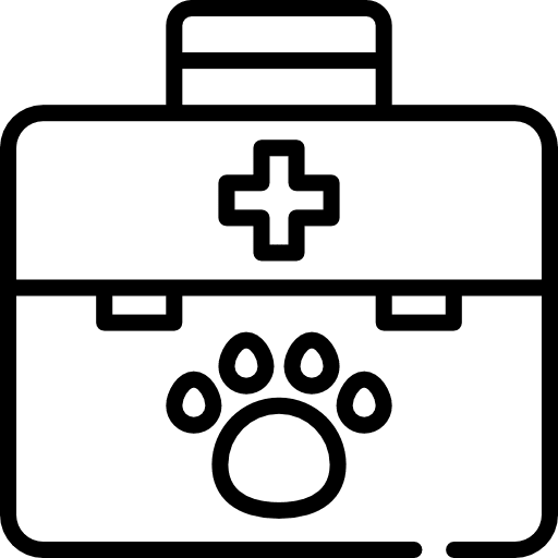 First aid kit first aid animals dog icon