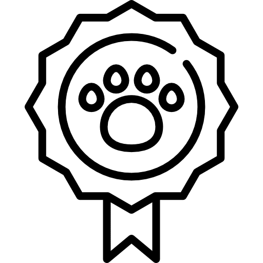 Award dog award cat icon