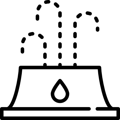 Fountain farming and gardening miscellaneous garden icon