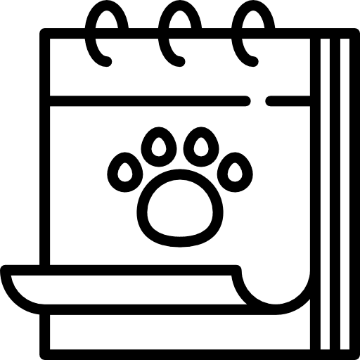 Schedule animal schedule time icon