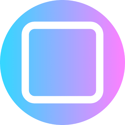 Stop stop multimedia option square icon