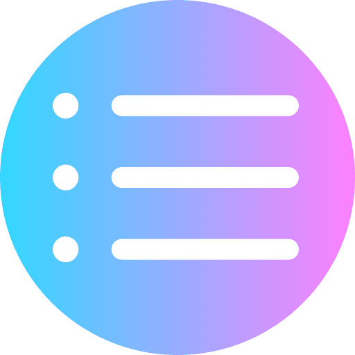 List favorite index text lines icon