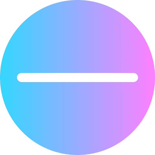 Minus remove signs substraction icon