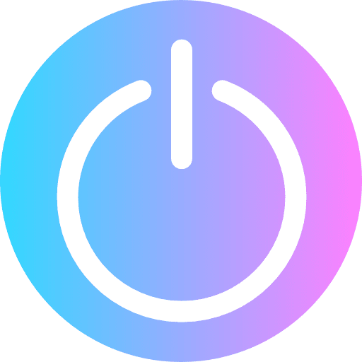 Power button power button multimedia shapes and symbols icon