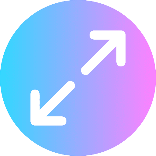 Resize arrows interface arrow icon