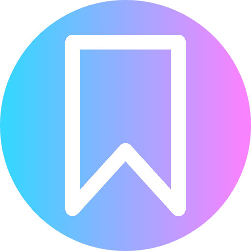 Bookmark insignia badge interface icon