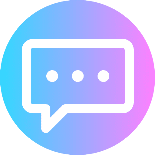 Chat speech bubble conversation multimedia icon