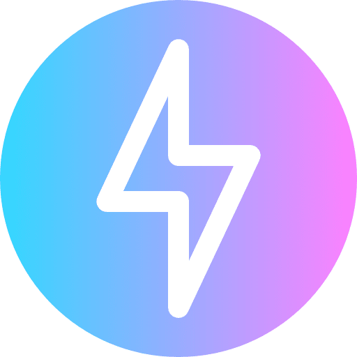 Flash weather electricity technology icon
