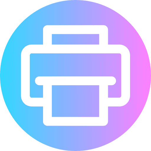 Print printer paper print icon