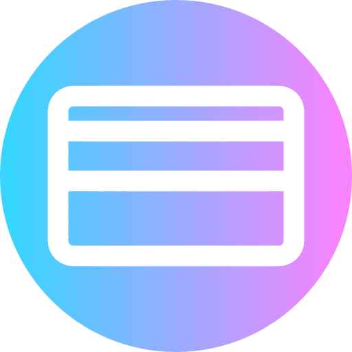 Credit card debit card pay payment method icon