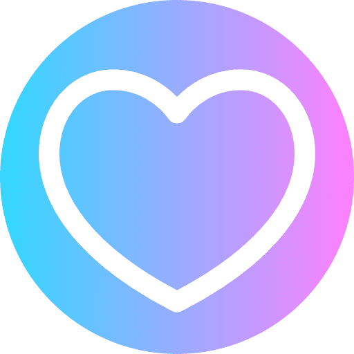 Heart loving lover shapes icon
