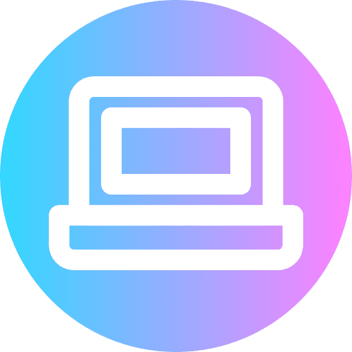 Laptop computer computing technology icon