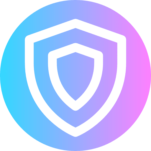 Shield secure shield defense icon