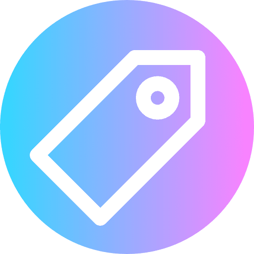 Tag shopping shop label icon