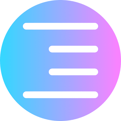 Align right ui lines right alignment icon