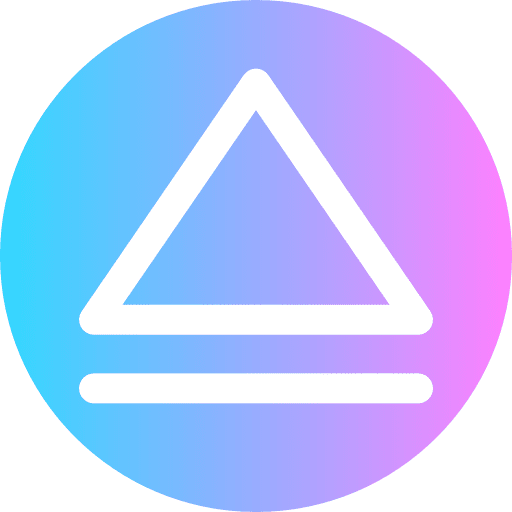 Eject interface video player music player icon