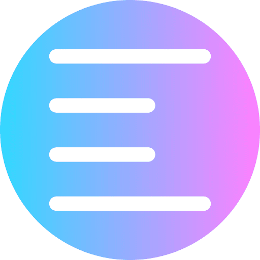 Left align symbol option text icon