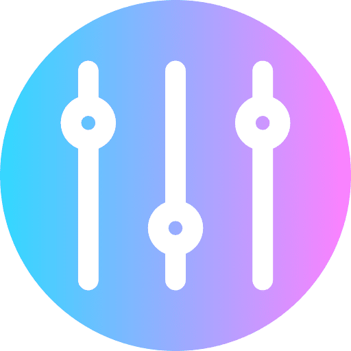 Levels adjust settings interface icon