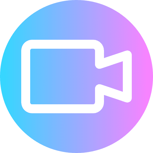 Video camera movie film cinema icon