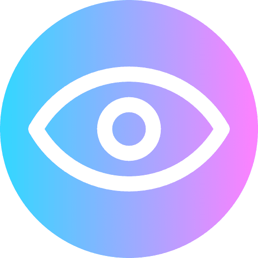 Vision ophthalmology optical medical icon