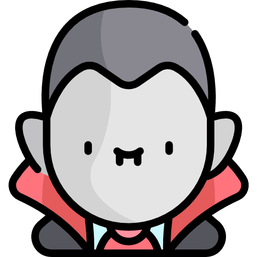 Dracula user terror fear icon