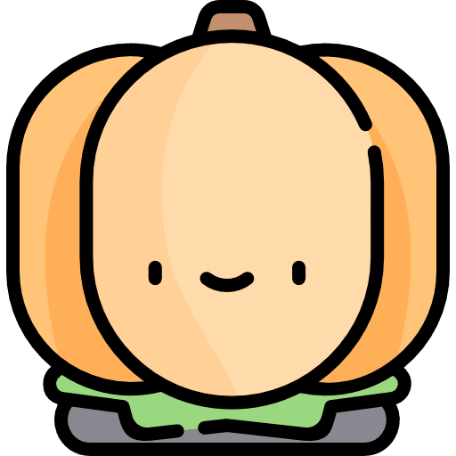 Pumpkin halloween pumpkin monster icon