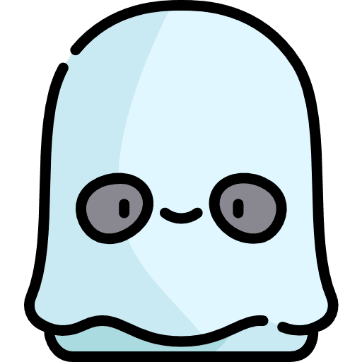 Ghost spooky profile user icon