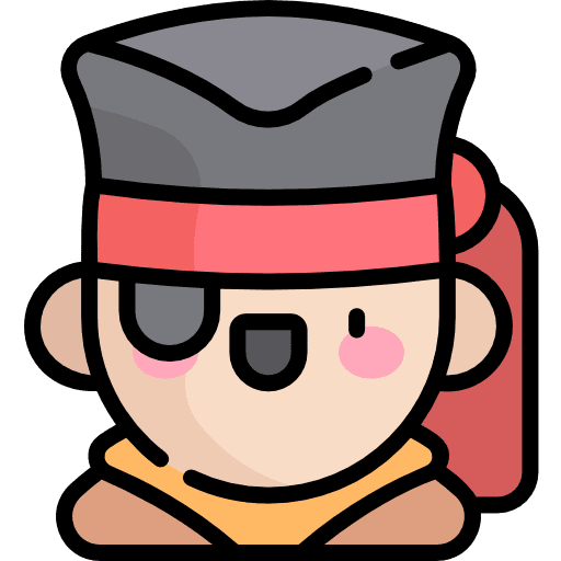 Pirate profile party pirate icon