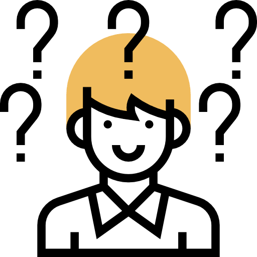 Question guess businessman people icon