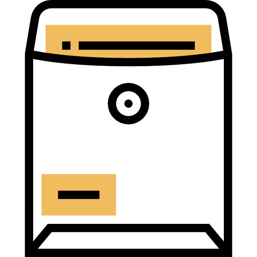 Confidential secure private file icon