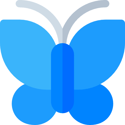Butterfly bug entomology butterfly icon