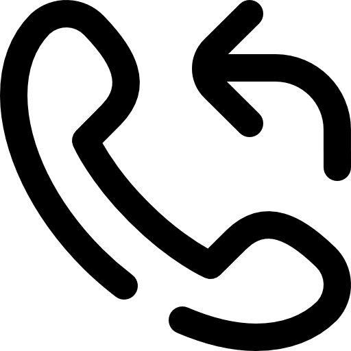 Call back telephone call phone calling icon