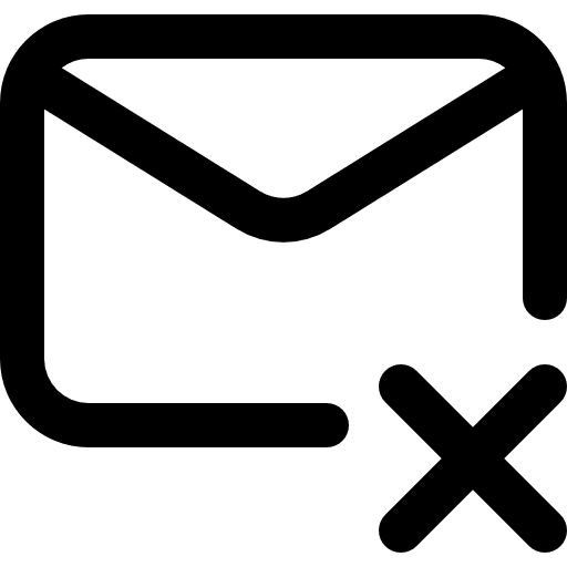 Delete message message document spam icon