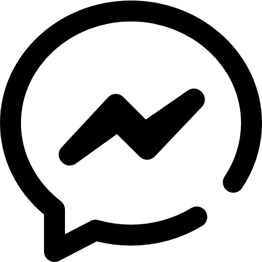 Messenger interface brands and logotypes social media icon