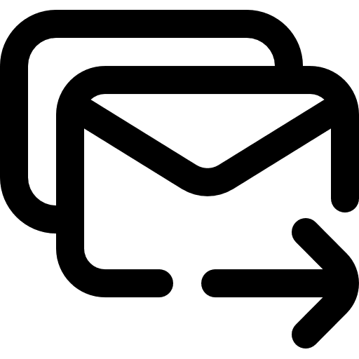 Send envelope send arrow icon