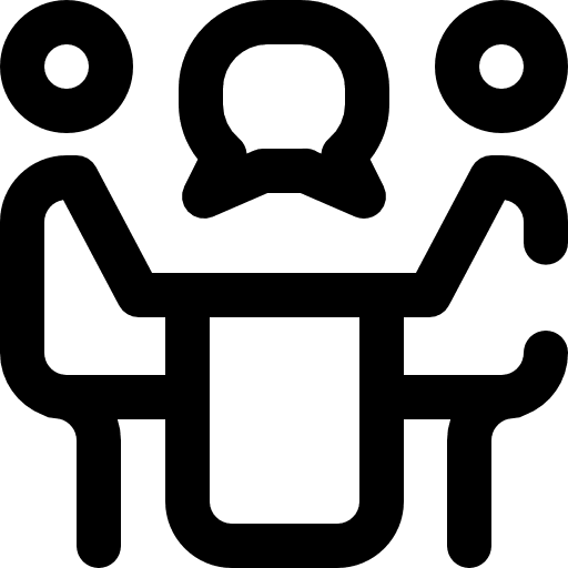 Talk consult people counseling icon