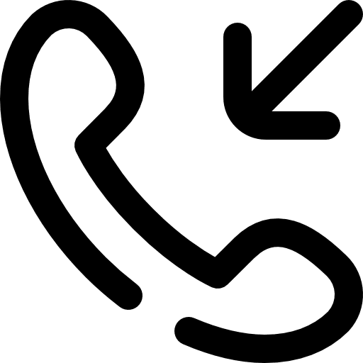 Incoming call calls communications auricular icon