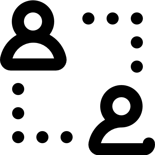 People network people partnership communications icon
