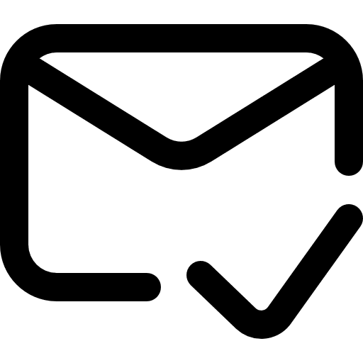 Received message release check communication icon