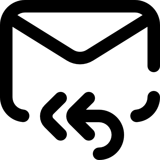 Reply message email mail envelope icon