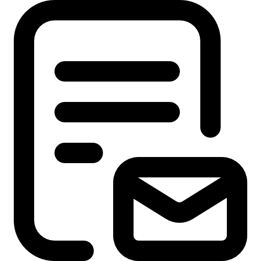 Send file document communication file icon