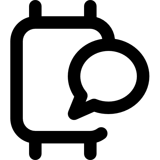 Watch message wireless talk communications icon