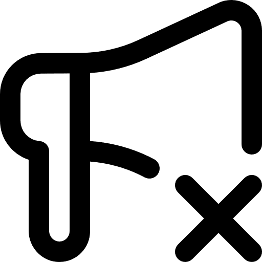 Advertising speaker communication announcer icon