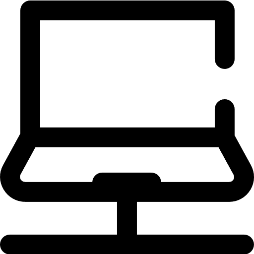 Laptop electronics computer electric icon