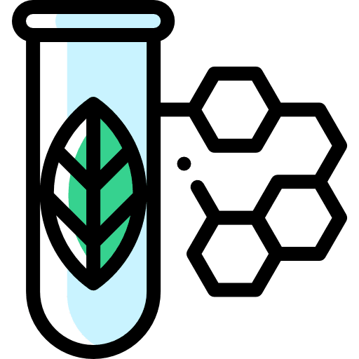 Biotechnology biotechnology flasks leaf icon
