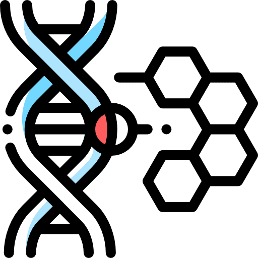 Gene medical education dna icon