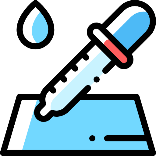Dropper dosage health education icon